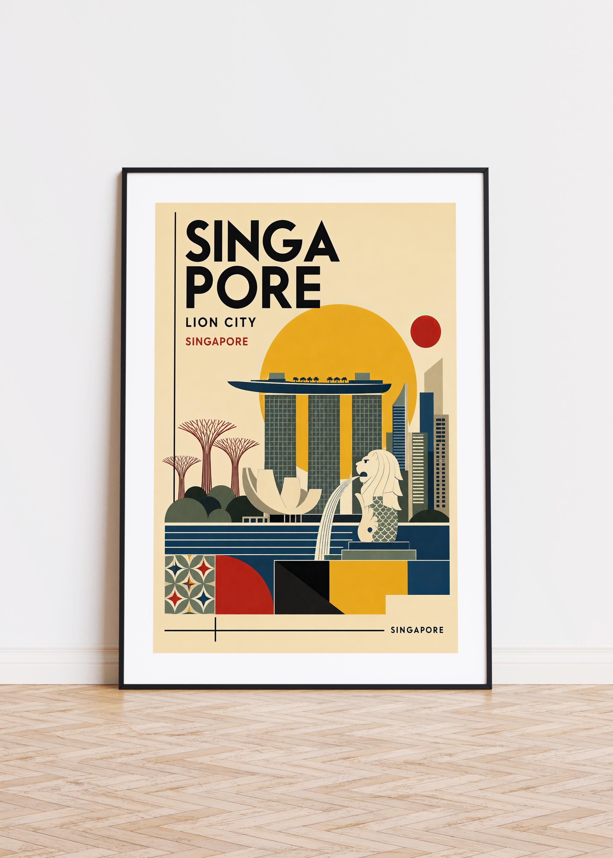 Singapore poster - Etsy 日本