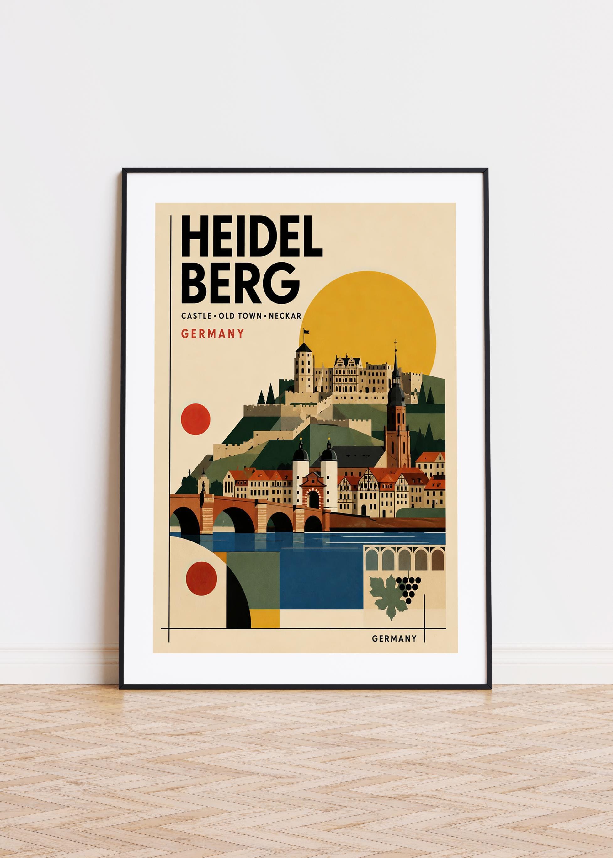 Heidelberg Poster - Etsy