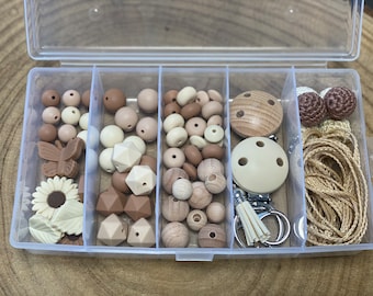 Starter Box natural pacifier chain