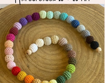 Cuentas de crochet 16 + 20 mm