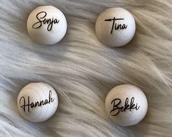 wooden beads *personalized*