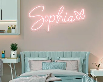 Custom Dorm Name Neon Sign Kids Neon Sign Nursery Name Sign Dorm Wall Art Kid Room Decor Neon Sign Birthday Gifts for Kids College Dorm