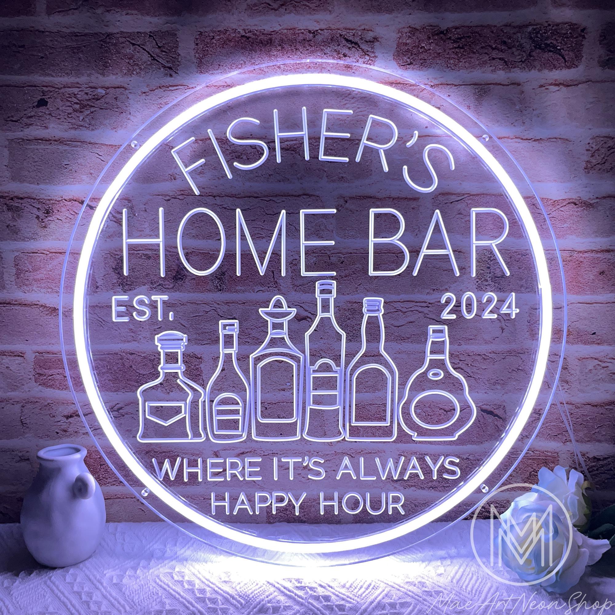 Insegna al neon di Natale Insegna al neon di Natale personalizzata