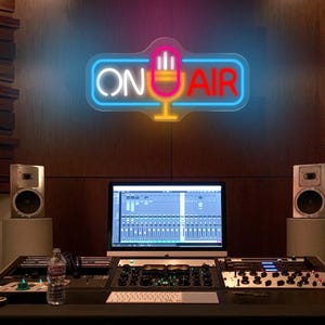 On Air Neon Sign,ON AIR Sign,On Air Led Sign,Live Streaming Sign,Recording Led Light Sign,Game Room Wall Decor,Gift for Content Creators