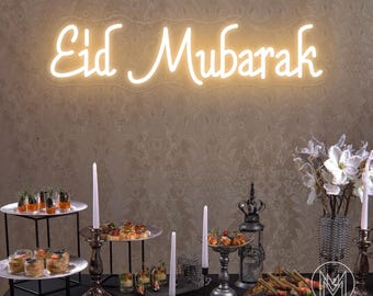 Eid Mubarak Neon Sign Custom Holidays Neon Sign Ramadan Mubarak Led Neon Light Ramadan Mubarak Party Decor Islamic Home Wall Decor Eid Decor