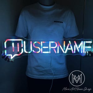 Placa de neon personalizada para jogadores, placa de etiqueta de jogador arco-íris, placa de LED arco-íris, decoração de sala de jogos, decoração de parede para jogos, presente para namorado, presente para marido