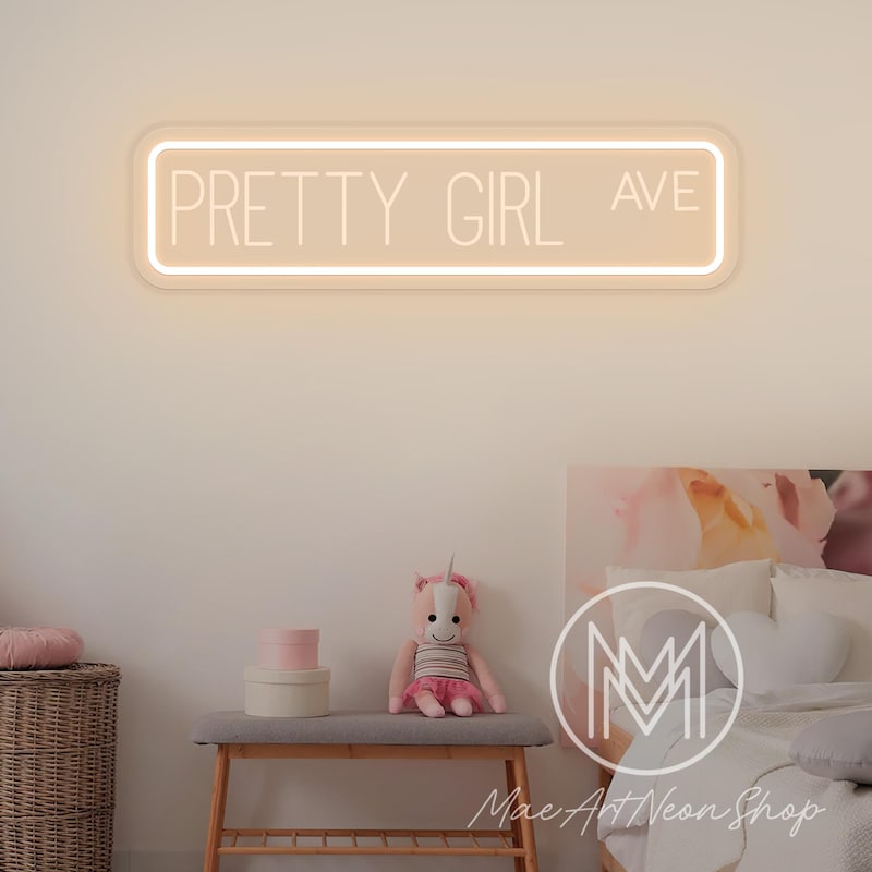 Pretty Girl Ave Sign - Etsy