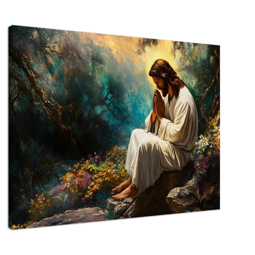 Peaceful Prayer: Jesus in the Garden of Gethsemane - Spiritual Wall ...