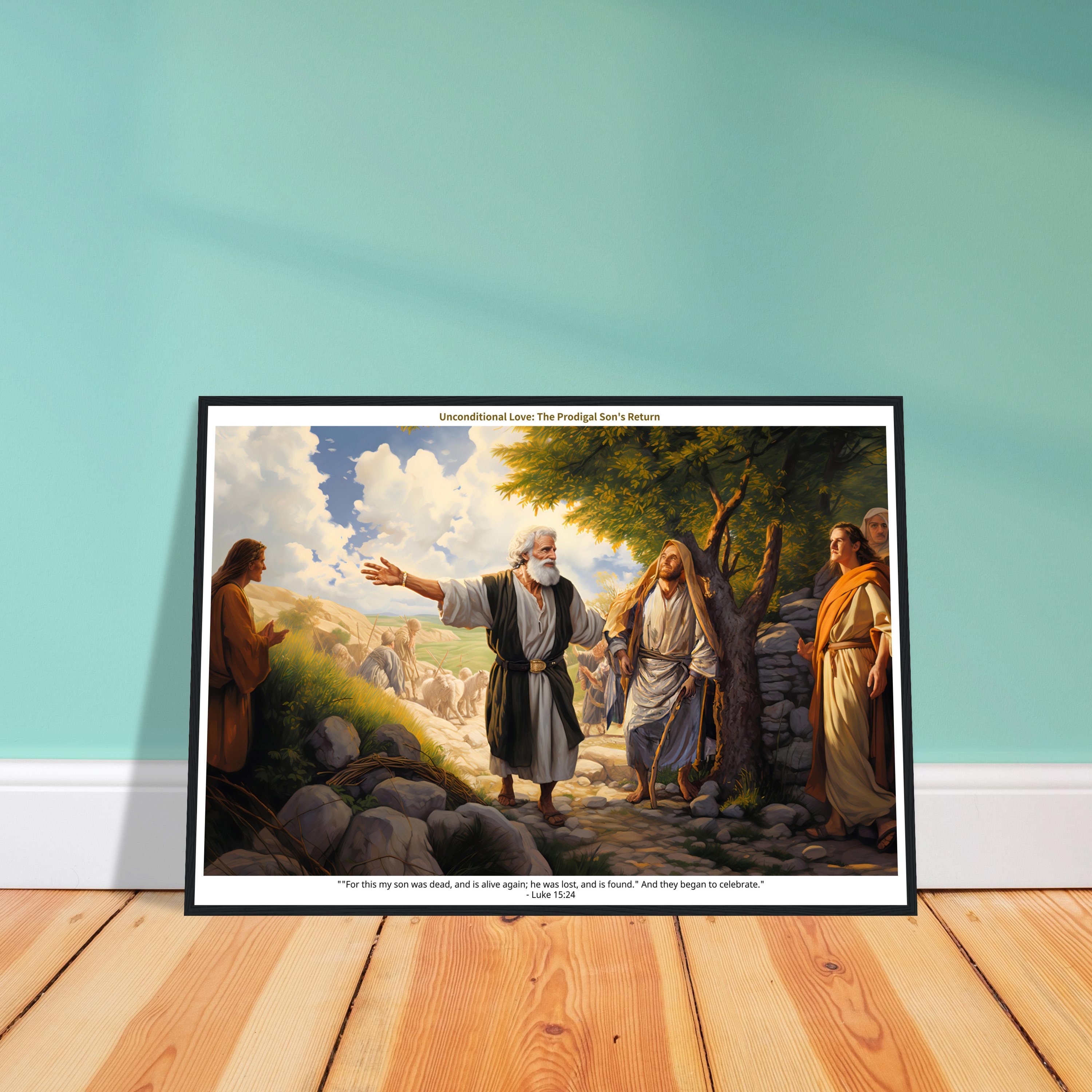 Prodigal Son's Return Museum-grade Framed Wall Art, With Inspiring ...
