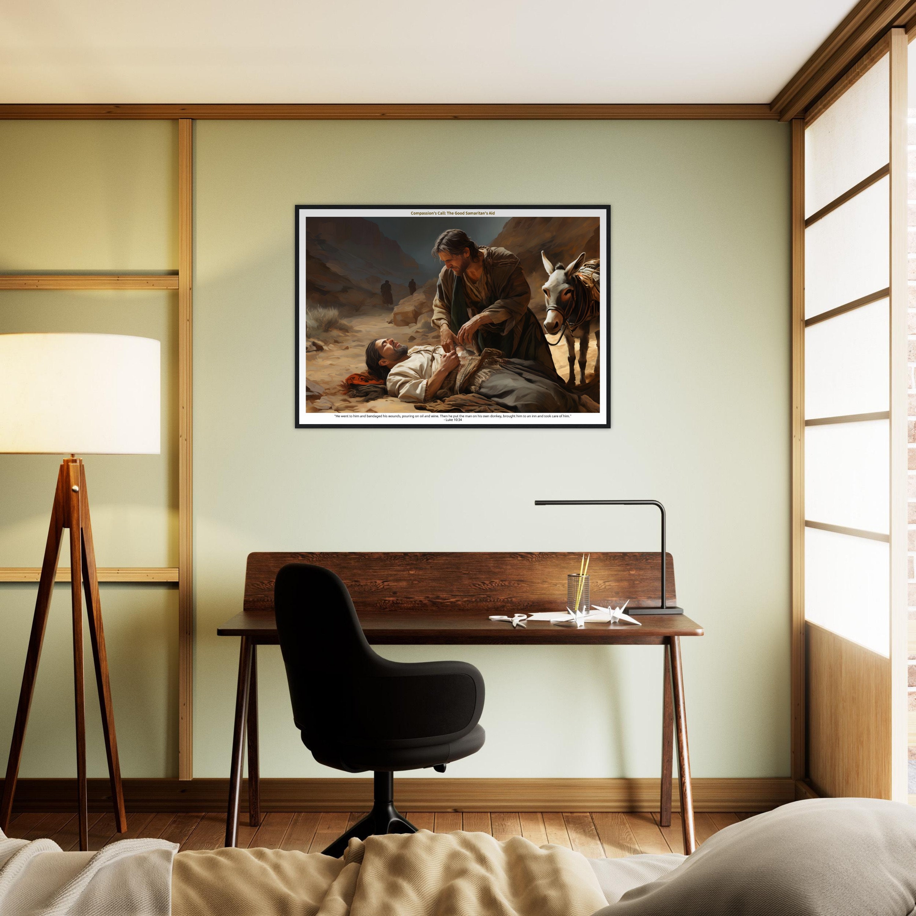 Good Samaritan Museum-grade Framed Wall Art, With Inspiring Thought ...