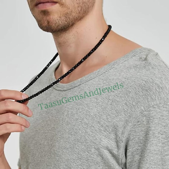 Black Spinel Necklace Gift for Her/his ,black Spinel Jewelry