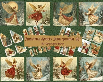 Christmas Angel Junk Journal Kit