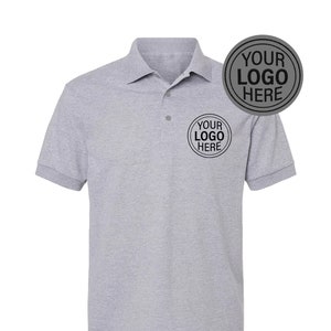 Personalized Logo Polo Shirt, Custom Logo Business Casual T-shirt