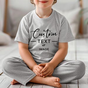 Custom Text Youth Shirt, Personalized Toddler Tee, Customized Text Youth T-Shirt, Your Text Youth Shirts, Custom Youth T-Shirts bild 5