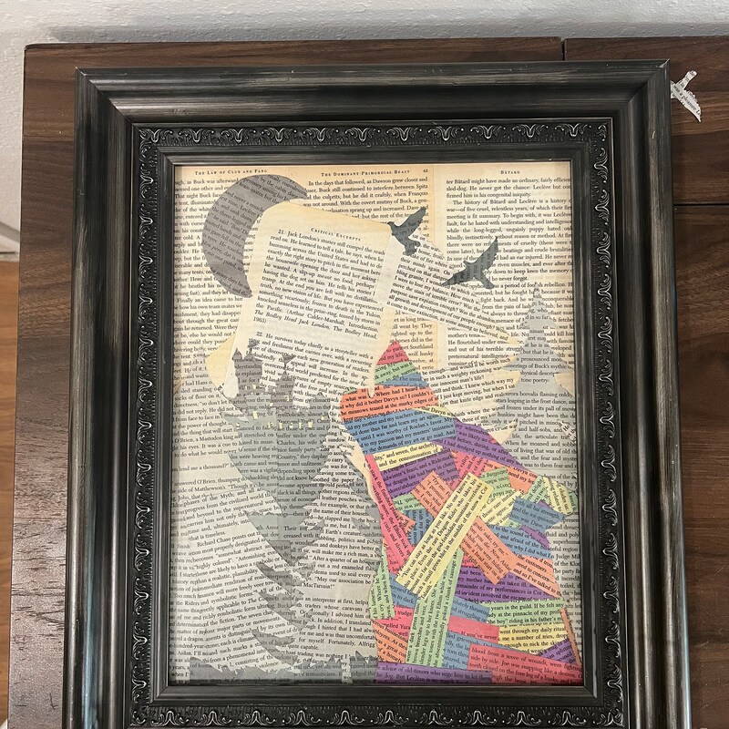 Book Page Art Etsy