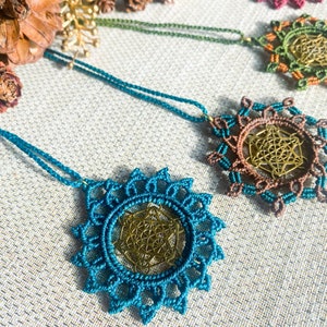 Metatron Würfel Mandala Halskette, Heilige Geometrie, Festival und Hippie style, messing, yoga geschenk für Sie, Spirituell und meditativ
