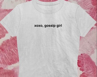 xoxo, gossip girl baby tee