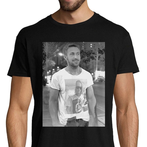 Ryan Gosling Macaulay Culkin Funny Unisex Men's Cotton T-Shirt