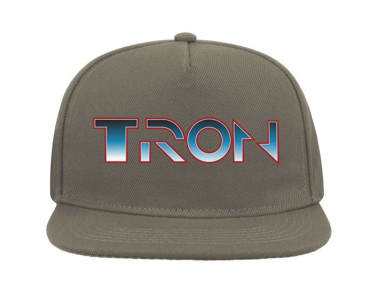 スペシャル 2010年 TRON LEGACY ムービー ロゴ刺繍キャップ Tron Legendary CGI Movie Classic Logo Flat Visor Snapback