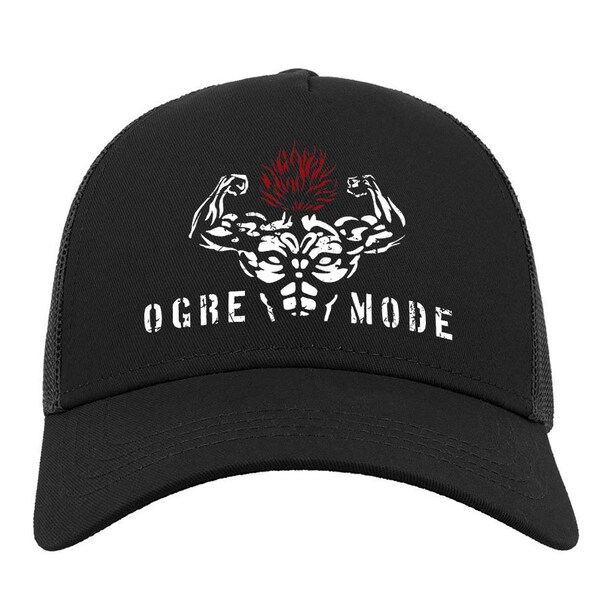 Baki The Grappler Ogre Mode Flat Visor Snapback Hat Trucker Cap