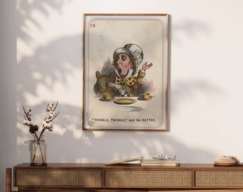 Alice in Wonderland Playing Cards Wall Art Print | High-Resolution Instant Download Prints | Set of 3 Available | The Print Movement