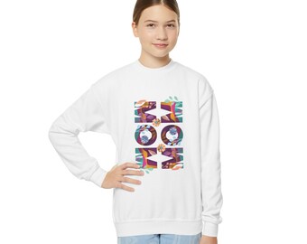 Sweat-shirt ras du cou pour jeune - Bonne fête des mères