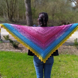 Wzór Pdf na chustę szydełkową SOKRACJA/ SOKRACJA shawl pattern zdjęcie 7