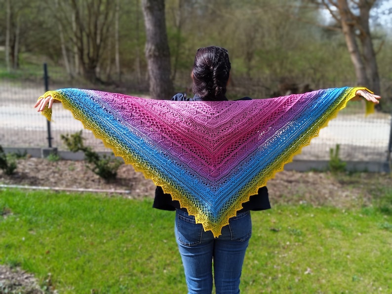 Wzór Pdf na chustę szydełkową SOKRACJA/ SOKRACJA shawl pattern zdjęcie 7