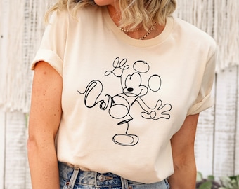 Disney Shirt, Disney Shirt for Women, Disney Ear Shirt, Women's Unisex Disney T-Shirt, Disney Mickey Shirt, Tshirt for Kids