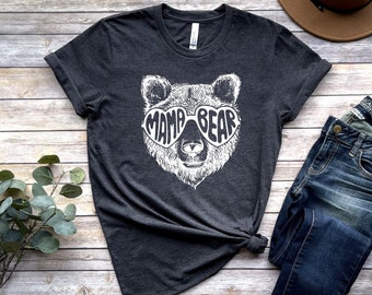 Mama Bear Shirt, Mama Bear Tshirt, Mother's Day Gift, Momma Bear, Mama Bear Gift, Animal Nature Lover Shirt, Cute Mom Shirt