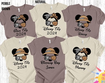 Custom Animal Kingdom Safari Shirt, Disney Trip 2026 Shirt, Disney World Family Shirts, Disney Birthday, Matching Family Shirt, Disney Crew