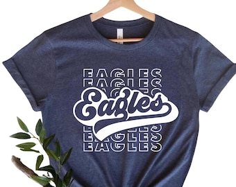 Team Mascot Shirt, Eagles Team Shirt, Eagles Football Shirt, Eagles Fan Shirt, Eagles School Shirt, Eagles School Spirit, Eagle Mascot Shirt