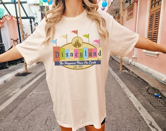 Disneyland Est 1955 Shirt, Vintage Disneyland Shirt, Disneyland 1955 Shirt, Retro Disney Shirts, Retro Disney Shirt