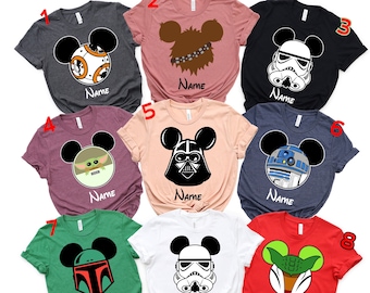 Custom Disney Star Wars Shirts, Star Wars Family Shirts, Disney 2026 Shirt, Disneyworld Shirt, Custom Family Shirt, Matching Trip 2026
