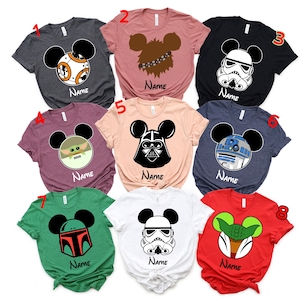 Custom Disney Star Wars Shirts, Star Wars Family Shirts, Disney 2026 Shirt, Disneyworld Shirt, Custom Family Shirt, Matching Trip 2026