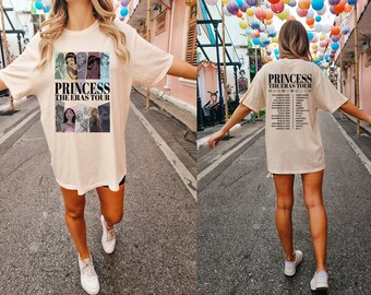 Princess Eras Tour Shirt, Disney Princess Shirt, Disney Princess Characters Shirt, Disney Girl Trip Shirt, Disney World Shirt, Disney Shirt