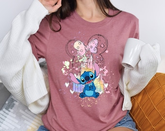 Stitch Shirt, Disney Tee, Disney Stitch Shirt, Stitch Disneyworld Shirt, Disney Vacation Shirts, Disney Castle Shirt, Magic Kingdom Shirt