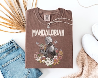 Retro Star Wars Shirt, Star Wars Mandalorian T-shirt, Star Wars This Is The Way Tee, Funny Magic Kingdom, Disney Family Trip