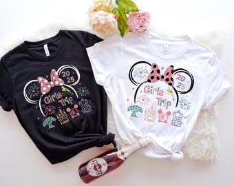 Disney Girls Trip Shirts, Girls Trip 2026, Disney Women Cruise Shirt, Girls Travel Shirt,Disney Matching Tshirt,Disney Vacation,Disney World