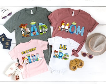 Toy Story Birthday Shirt, Custom Disney Birthday Boy Shirt, Toy Story Birthday Family Shirt, Custom Toy Story Shirt, Birthday Girl Gift Tee