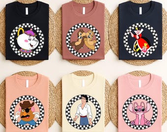 Disney All Characters Shirt, Disney Matching Tee, Walt Disney World,Disneyland Tee, Disney Group Tee,Disney Family Vacation Shirt,Disney Tee