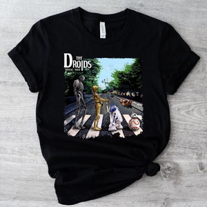 Star Wars Shirt, Droids Abbey Road T-Shirt, Starwars Characters, Disney Shirt, Starwars Shirts, Star Wars Gift, StarWars Family,Gift For Men