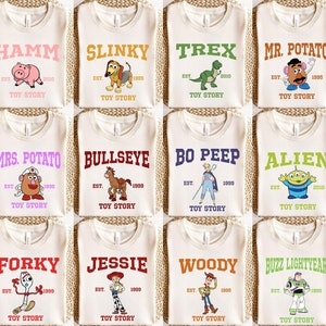 Matching Family Toy Story Shirt, Family Disney Shirts, Woody, Buzz, Zurg, Rex, Bullseye, Slinky, Jessie, Toy Story Birthday, Disney World
