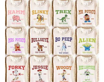 Matching Family Toy Story Shirt, Family Disney Shirts, Woody, Buzz, Zurg, Rex, Bullseye, Slinky, Jessie, Toy Story Birthday, Disney World
