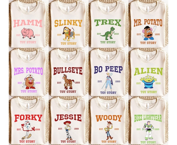 Matching Family Toy Story Shirt, Family Disney Shirts, Woody, Buzz, Zurg, Rex, Bullseye, Slinky, Jessie, Toy Story Birthday, Disney World