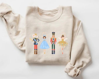 Nutcracker Sweatshirt, Christmas Sweatshirt, Sugar Plum Fairy Shirt, Christmas Sweater, Christmas Shirt, Xmas Shirt, Christmas Gift