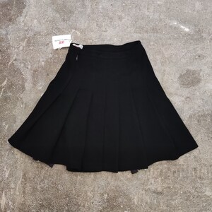 Jupe Noire Floquée à Fleurs Vintage - Style Comme Des Garçons - Taille S - Parfait état