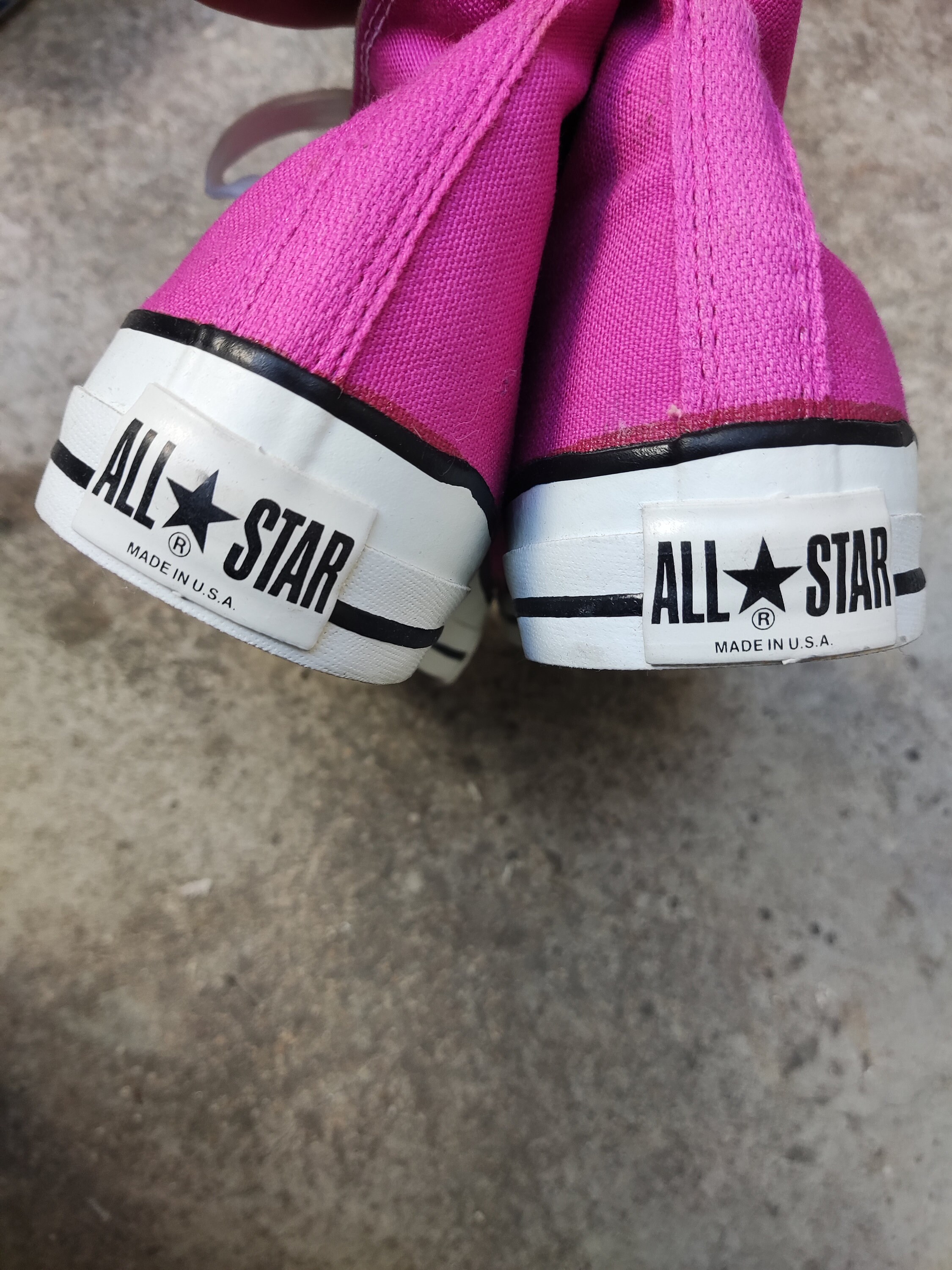 Converse All-star 1980's Made in USA Raspberry Hi US10 1/2 Converse All-star 1980's Made in USA Raspberry Hi US10 1/2
