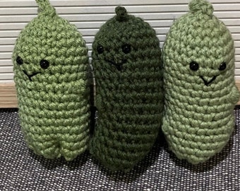 Emotional Support Pickle - ESP Pickle - Pickle Gift - Pickle -Pickles - Crocheted Pickles - Pickle Lovers  - Gifts for Her, TikTok Pickle