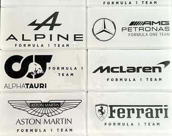 Colección completa de mosaicos de vidrio de Fórmula 1